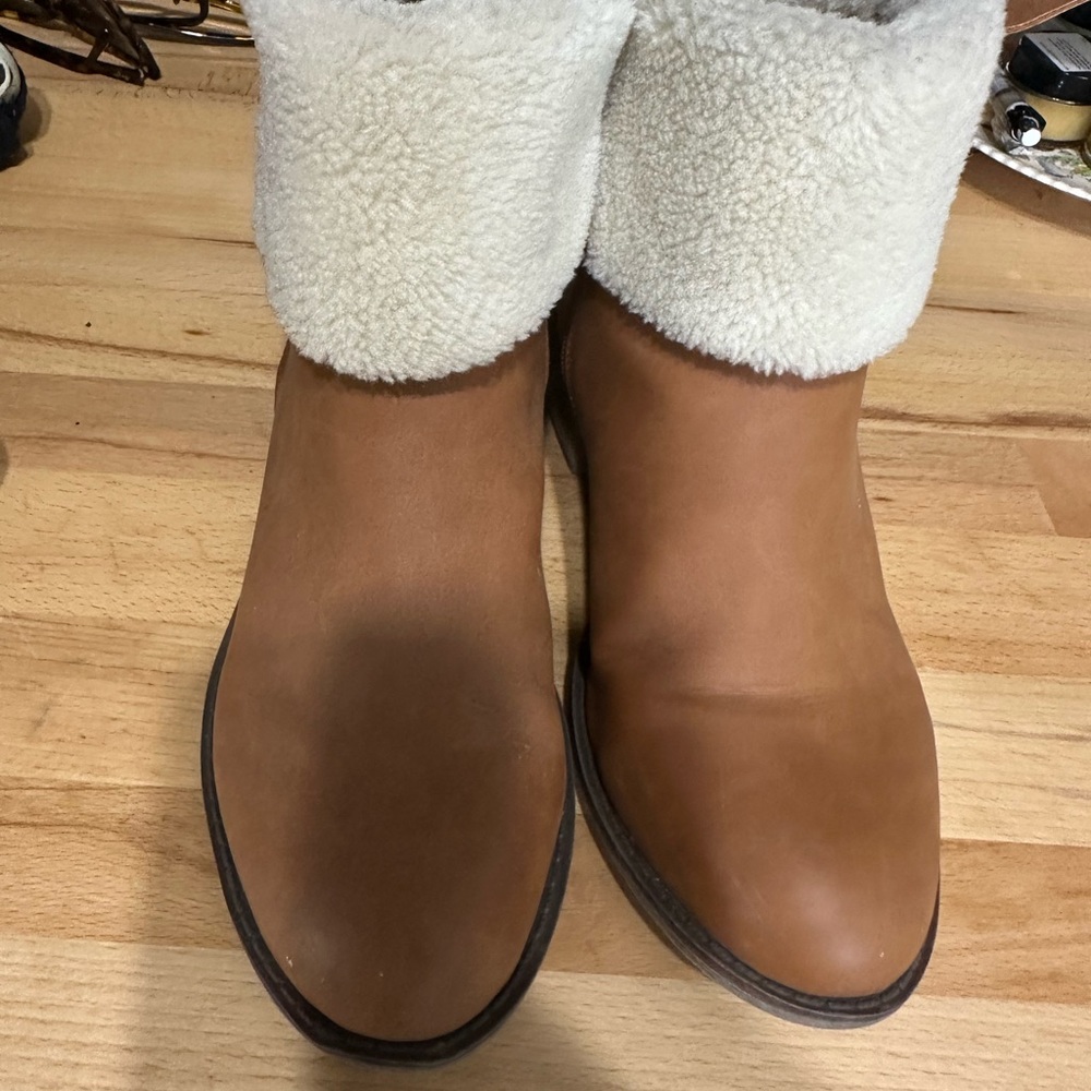 Brown Faux Fur Boots
